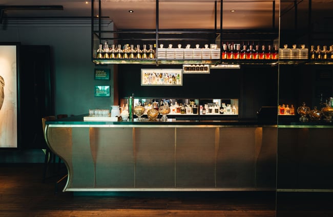 The bar at QT Wellington.