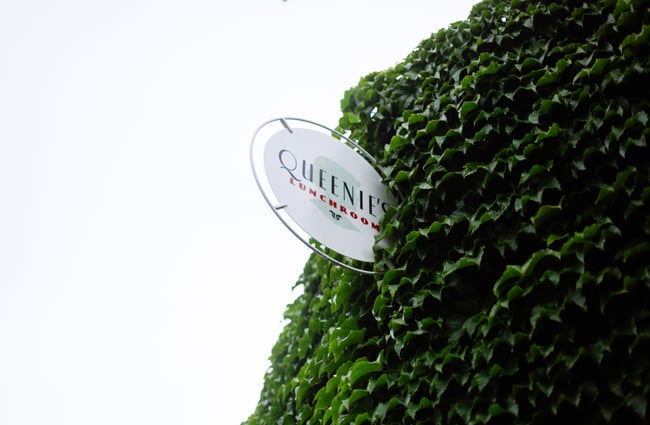 Cafe signage.