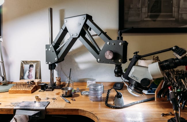 Jeweller's tools at Rawson Brothers.