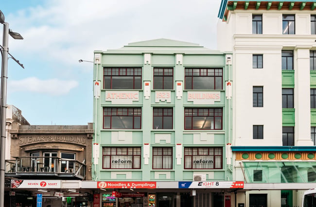 Exterior of Reform pilates building in Wellington