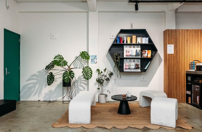 Reception area at Reform Wellington