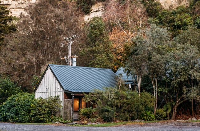The exterior of River Valley Lodge in Taihape.