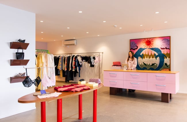 The inside of RUBY Ponsonby in Auckland.