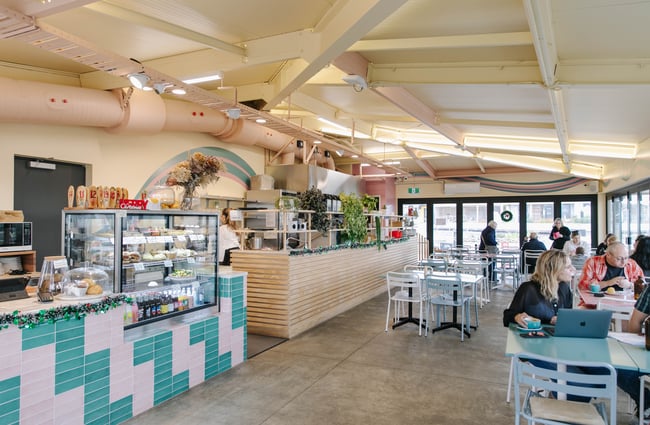 Interior view of Saturdays.