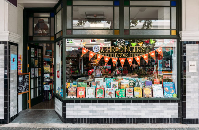 Exterior of Schrödinger's Books in Lower Hutt