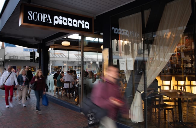 Exterior view of Scopa.