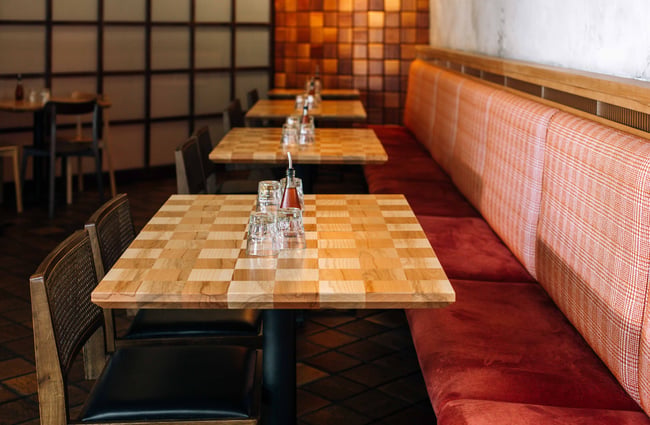 Tables at Scopa.