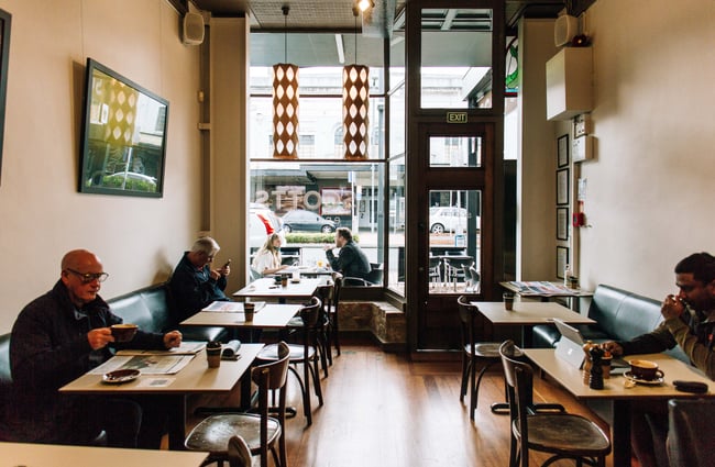Interior view of Scotts Epicurean.