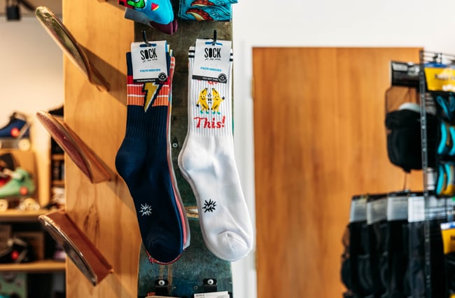 Socks at Seaside Skates.