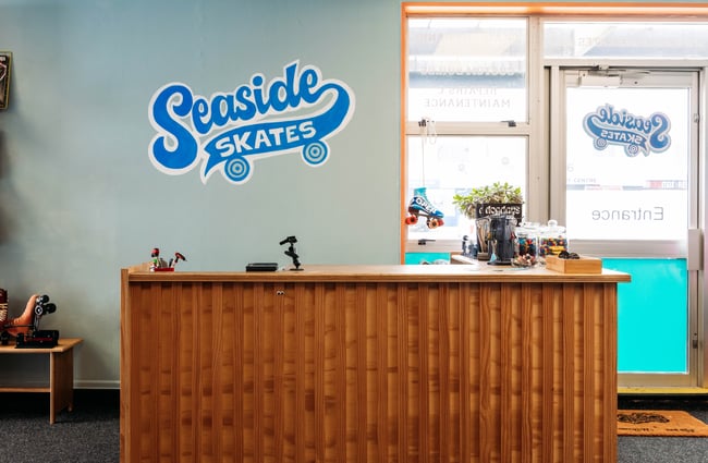 Counter at Seaside Skates.