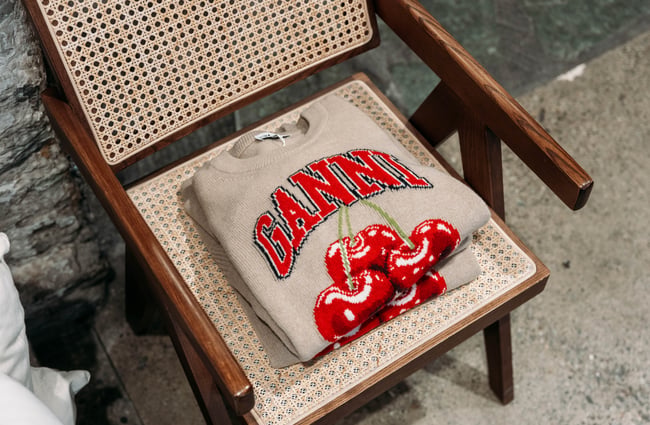 T-shirt on a chair at Seletti Concept Store in Arrowtown.