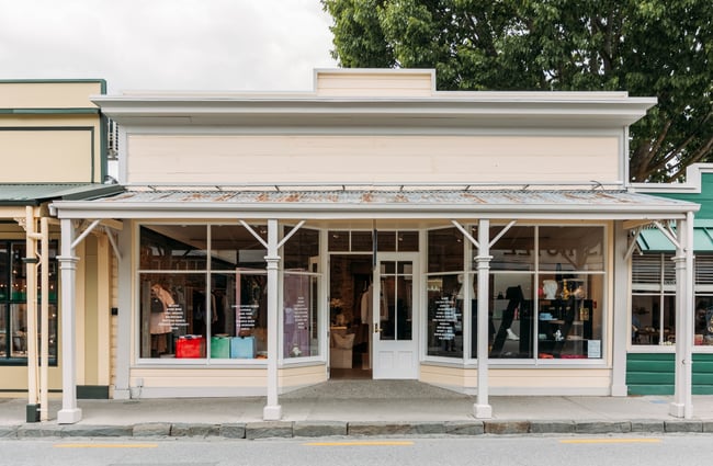 Street view of Seletti Concept Store in Arrowtown.