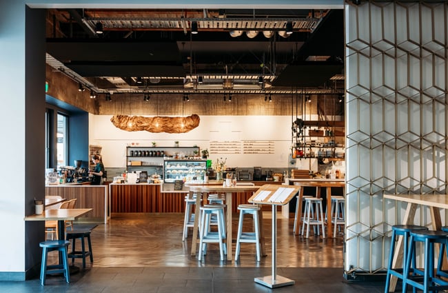 Cafe entrance at Sentinel.