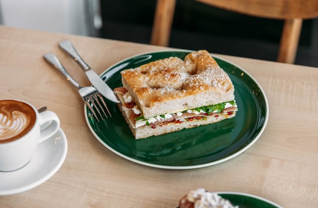 Sandwich at Shelly Bay Baker on Karori Road.