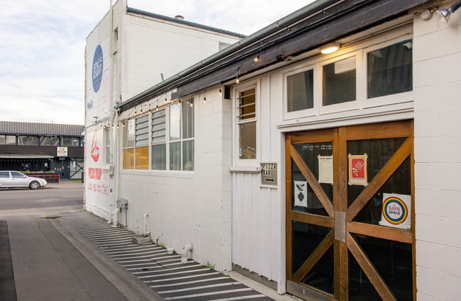 Exterior view of Space Academy.