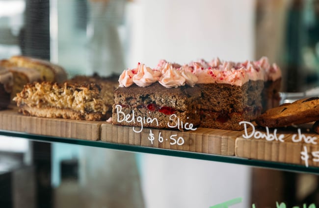 Belgian slice in the cabinet at Space Cadet.