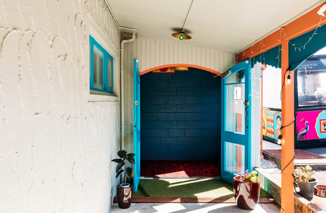 Street Eats doorway.