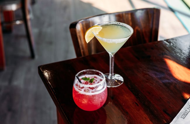 Cocktails at Street Eats.