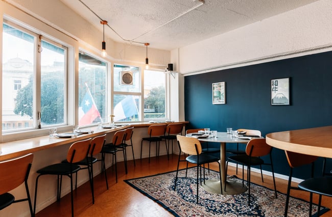 Dining room at Supra.
