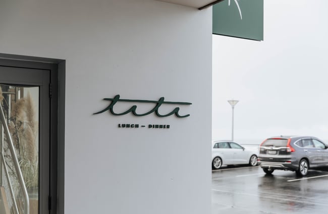 Exterior signage.