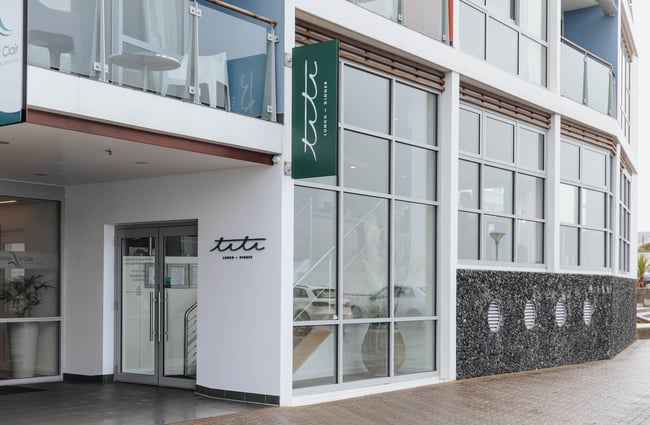 The building's exterior.