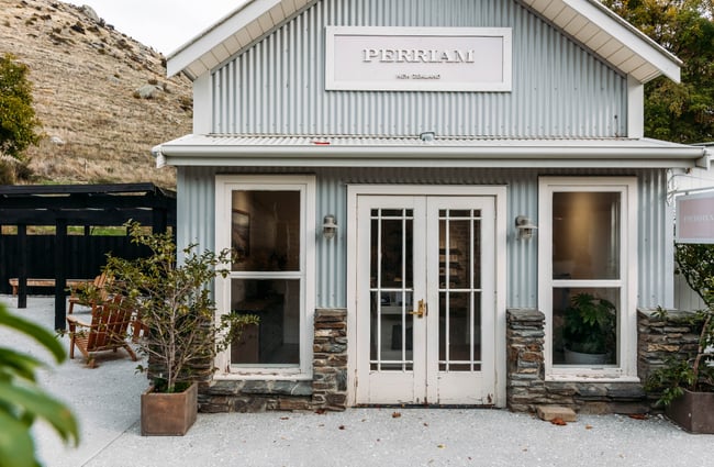 Perriam building exterior in Tarras Village.