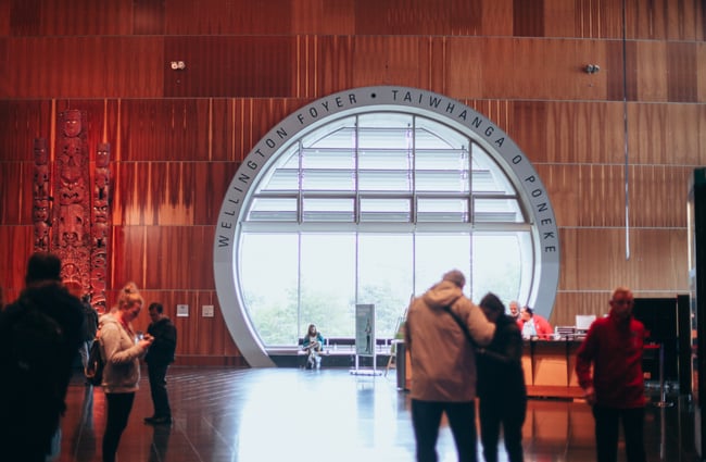 The museum interior.