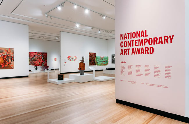 Exhibition space at Waikato Museum, Hamilton.