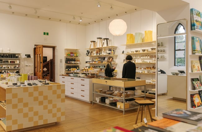 Inside Frances Nation Shop at The Arts Centre in Christchurch
