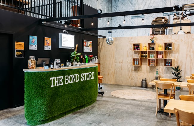 Inside the distillery at The Bond Store.