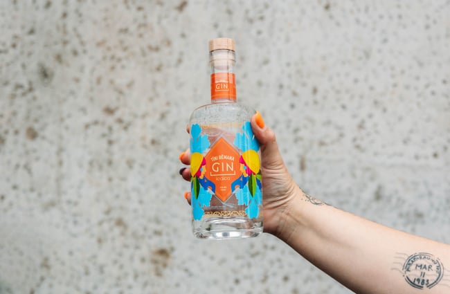 Bottle of gin from The Bond Store.