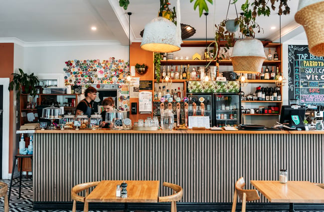 The bar at The Botanist.