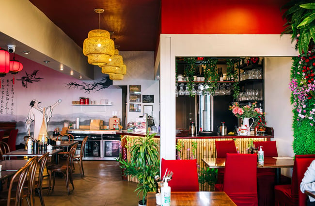View of the interior at The Chilli House.