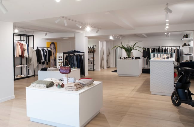 Shop interior of The Cove Store in Eastbourne