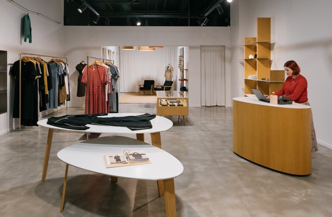 Interior of Sylvester store at The Crossing in Christchurch