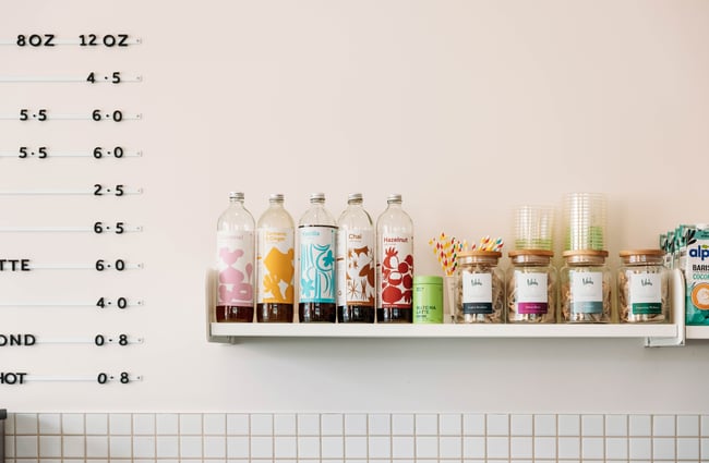 Drinks for sale at The Junction.