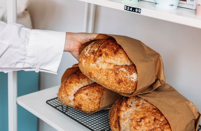 Sourdough bread for sale at The Junction.