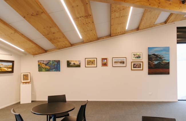Exhibition space at The Mayfair.