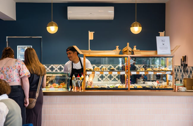 Customers being served at The Rabbit.