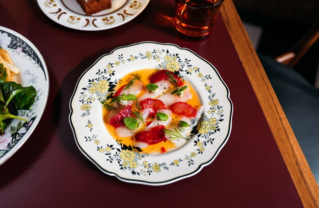 A dish on the table at The Ram.