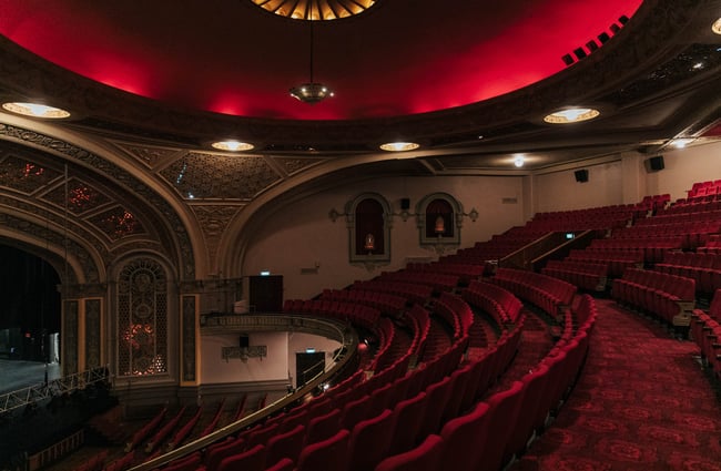 Looking across the upper seating area.