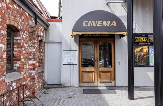 Entrance to the cinema at The Tannery.