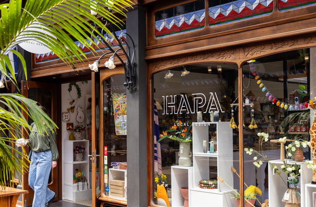 Window frontage of HAPA at The Tannery.