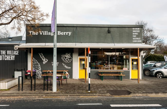 The exterior of The Village Berry Gisborne.
