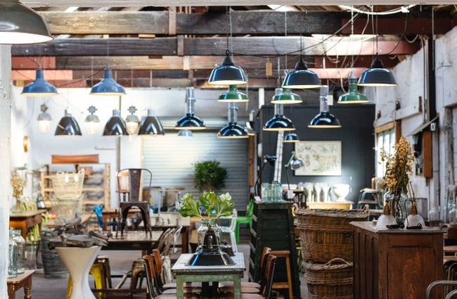 The shop interior.