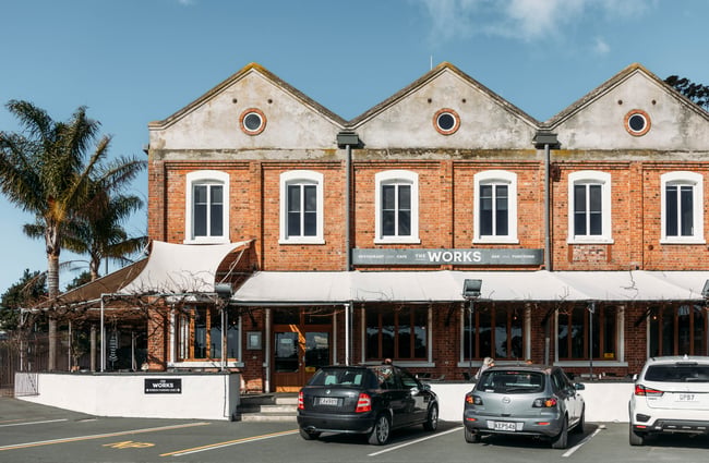 The exterior of The Works Gisborne on a sunny day.