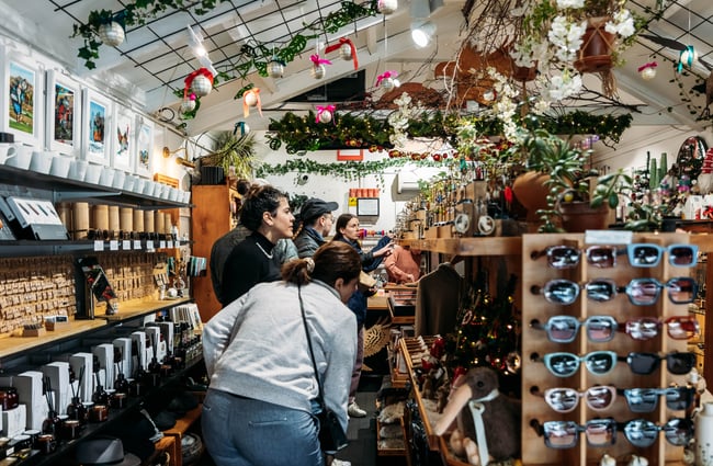 Customers browsing at Thieving Kea.