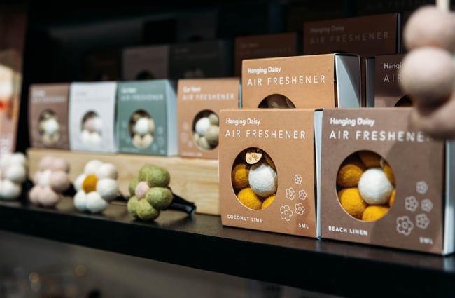 Air freshners at Thieving Kea.
