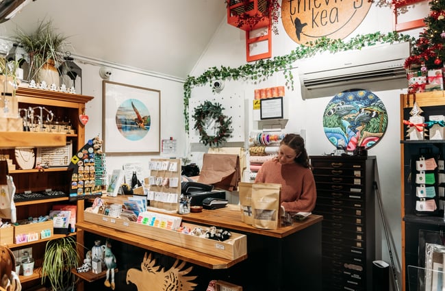 Front counter at Thieving Kea.