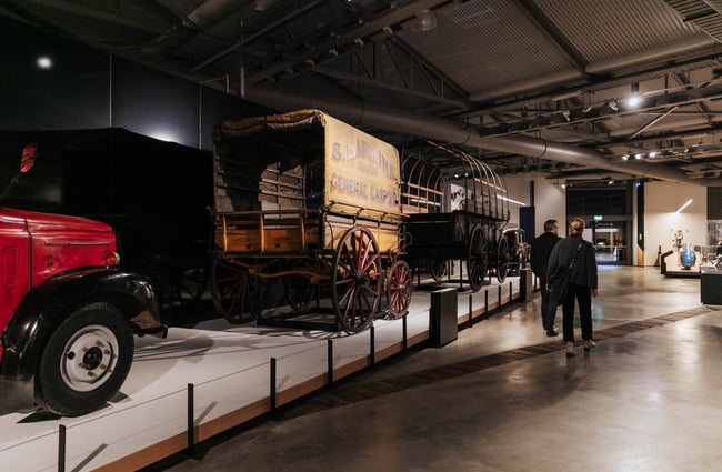 Old wagons.
